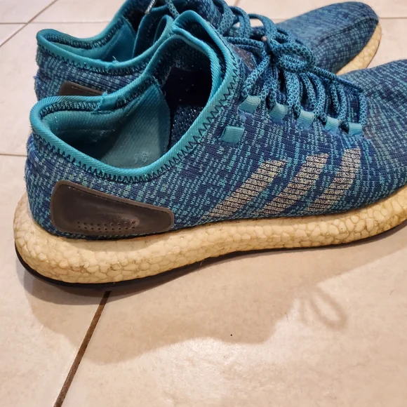 adidas gazelle silver green womens Men's Adidas Pureboost 23 Shoes :Lucid Blue – iRUN Singapore main image 0